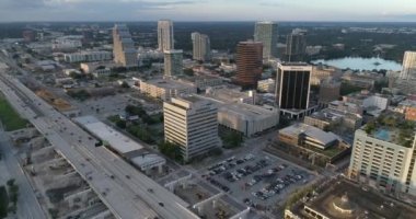 Şehir merkezindeki Orlando, Florida hava
