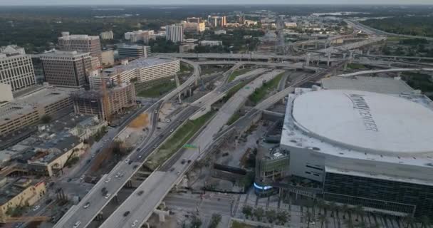 Aerial Downtown Orlando Florida — Stock Video