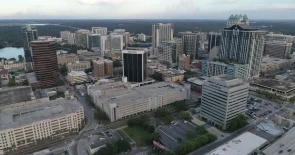 Aerial Downtown Orlando Florida — Stock Video