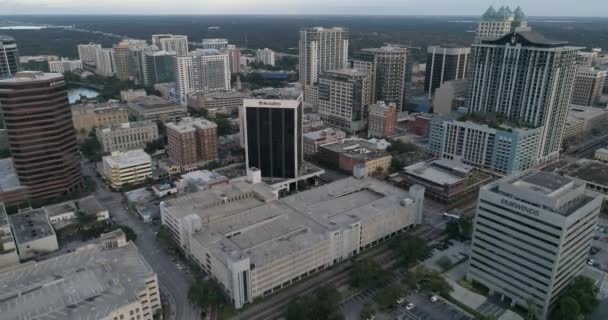 Aerial Downtown Orlando Florida — Stock Video