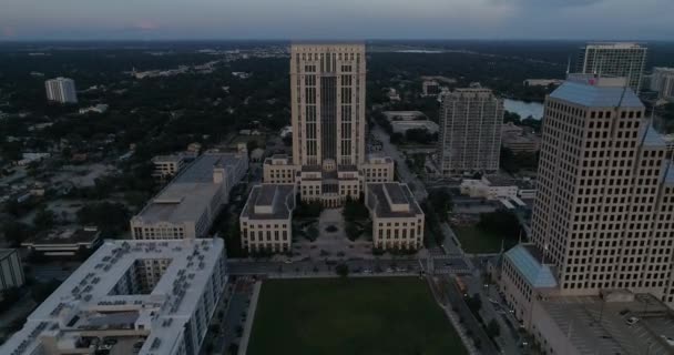 Antenne Der Innenstadt Von Orlando Florida — Stockvideo