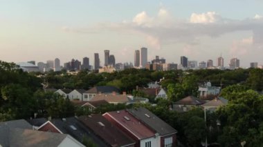 Aerial of Magazine Caddesi, New Orleans, Louisiana