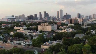 Aerial of Magazine Caddesi, New Orleans, Louisiana