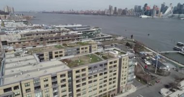 New Jersey, Port Imperial 'daki New York Havalimanı Skyline ve Apartmanları