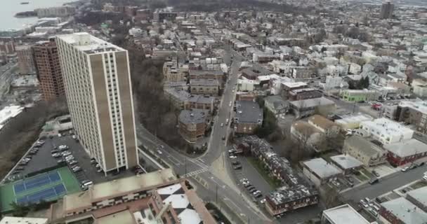 Aerial Cliffside Park New Jersey — Stock Video
