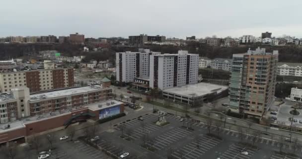 ニュージャージー州クリフサイド パークの空中 — ストック動画