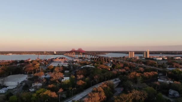 Aerial Jacksonville Florida — Stock Video