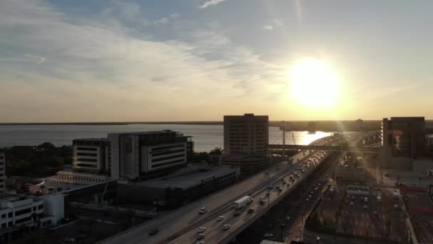Aerial Jacksonville Florida — Stock Video