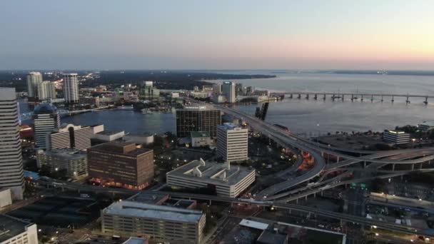 Aerial Dari Jacksonville Florida — Stok Video