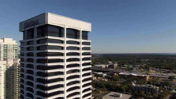 Aerial Jax Beach Jacksonville Florida — Stock video