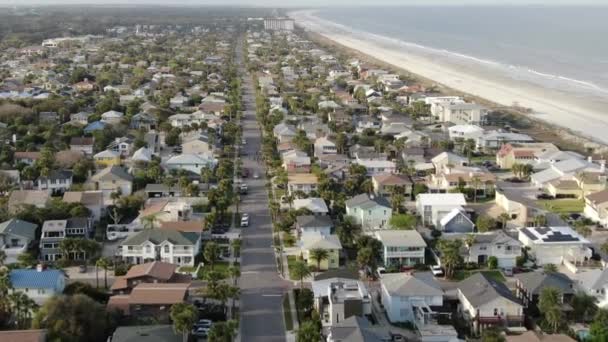 Aerial Jax Beach Jacksonville Φλόριντα — Αρχείο Βίντεο