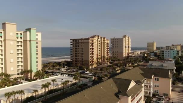 Aerial Jax Beach Jacksonville Florida — стоковое видео