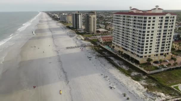 Aérea Jax Beach Jacksonville Florida — Vídeos de Stock