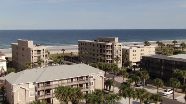 Aerial Jax Beach Jacksonville Florida — стоковое видео