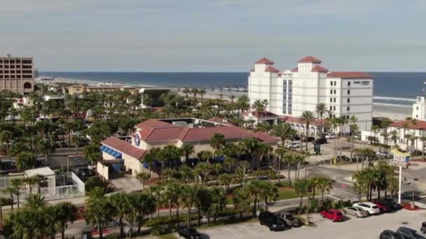 Aerial Jax Beach Jacksonville Florida — Video Stock