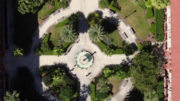 Aérea Flagler College Augustine Florida — Vídeo de stock