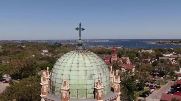 Aérea San Agustín Florida — Vídeo de stock