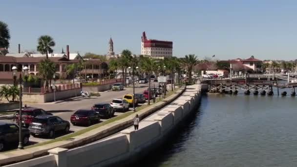 Aerial Augustine Florida — Stock Video