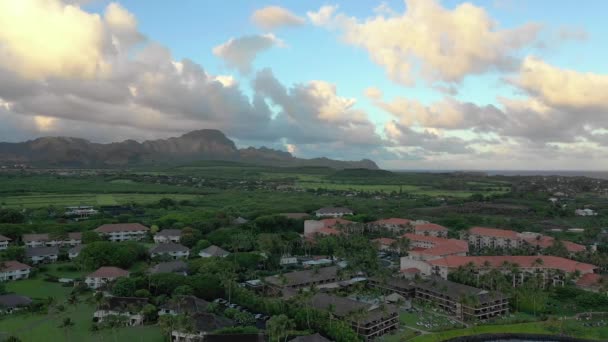 Aerial Kauai Hawaii — Stock Video