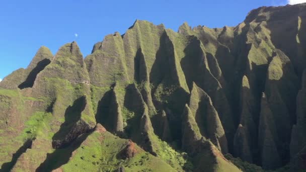 夏威夷考艾岛的空中 — 图库视频影像