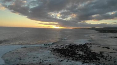 Hawaii, Kauai 'de Günbatımı Havalimanı