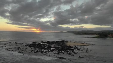 Hawaii, Kauai 'de Günbatımı Havalimanı