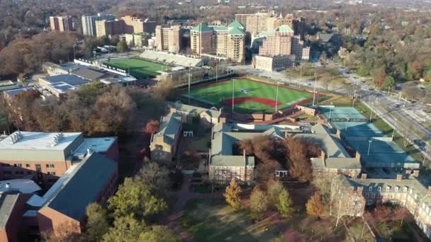 Aerial Downtown Baltimore Maryland — Stock Video