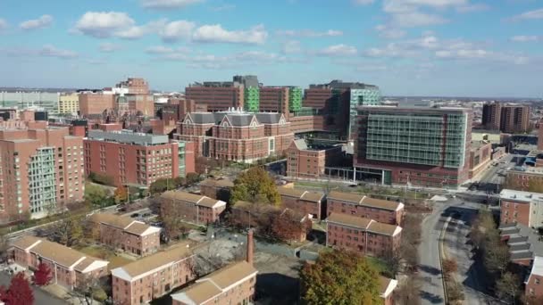 Aerial Downtown Baltimore Maryland — Stock Video