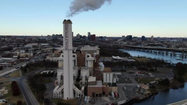 Aeronáutica Downtown Baltimore Maryland — Vídeo de Stock