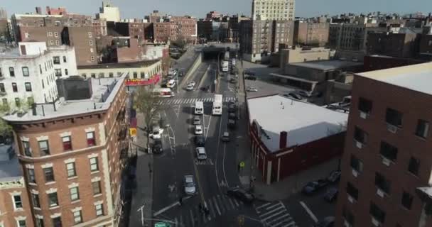 Αεροφωτογραφία Της Γειτονιάς Μπρονξ Νέα Υόρκη — Αρχείο Βίντεο