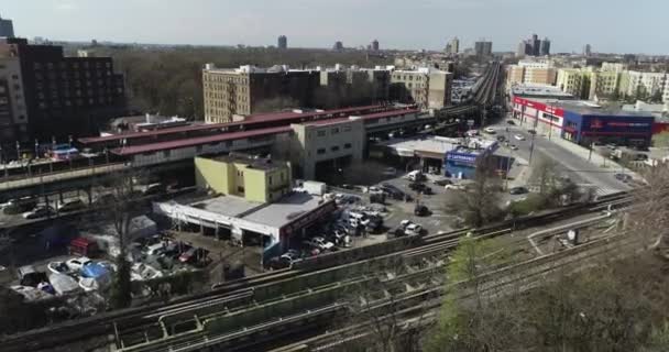 Лінія Метро Бронксі Нью Йорк — стокове відео
