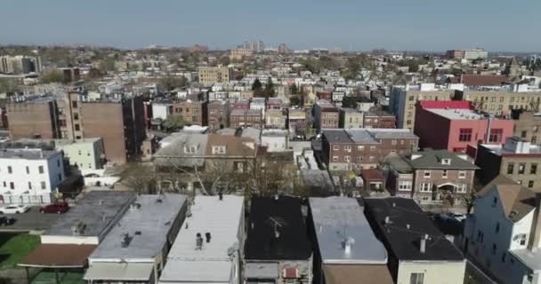 ニューヨークのブロンクスの近所の空中 — ストック動画