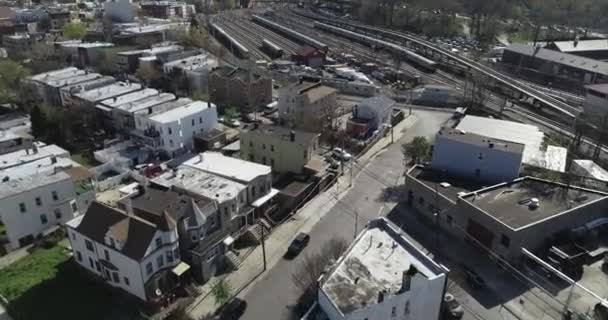 Aerial Close Bronx Sousedství New York City — Stock video