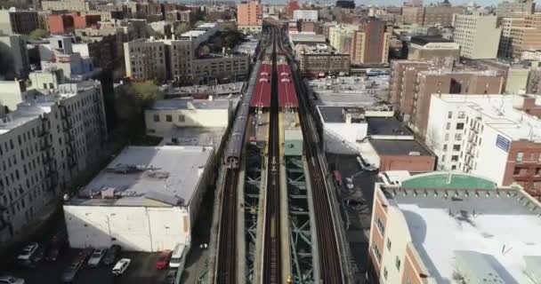 Вид Бронкса Нью Йорк — стокове відео