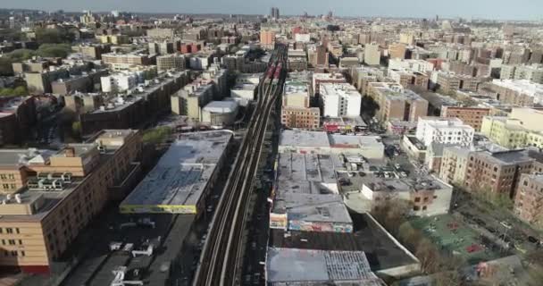 Antenne Der Bronx New York City — Stockvideo