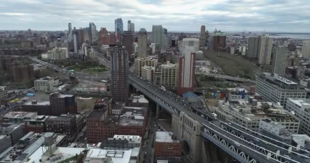 Aerial Dumbo Brooklyn — Stock video