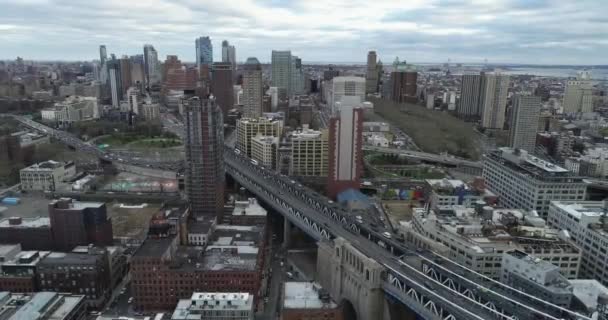 Aerial Dumbo Brooklyn — Video Stock