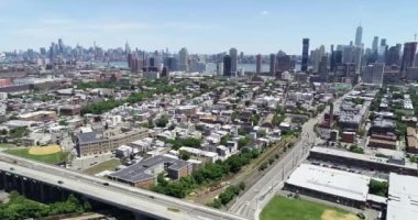 Jersey City, New Jersey 'in Hava Görüntüleri