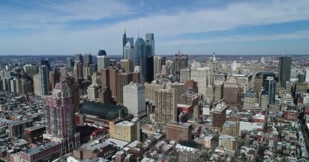 Flygbilder Från Philadelphia Pennsylvania — Stockvideo