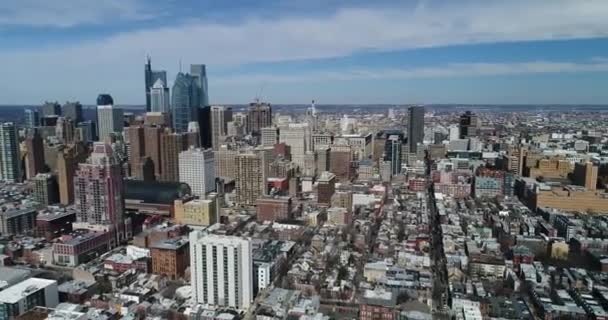 Imágenes Aéreas Filadelfia Pensilvania — Vídeos de Stock