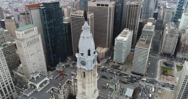 Luftaufnahmen Von Philadelphia Pennsylvania — Stockvideo