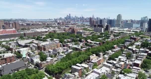 Hoboken Jersey Havayolları New Jersey — Stok video