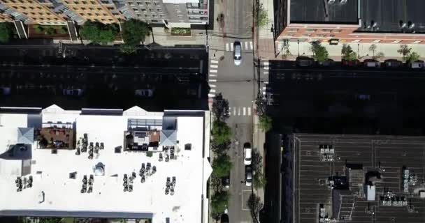 Flygfoto Från Hoboken Och Jersey City New Jersey — Stockvideo