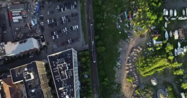 Jersey City, New Jersey 'in Hava Görüntüleri