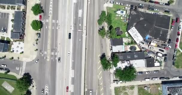 Aerial Jersey City Hoboken New Jersey — Video Stock