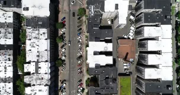 Luchtfoto Van Hoboken New Jersey Juni 2018 — Stockvideo
