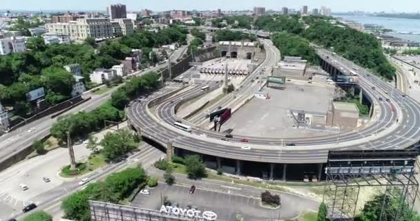 Aerial Hoboken New Jersey Ιούνιος 2018 — Αρχείο Βίντεο