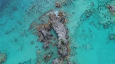 Bermuda 'daki manzara ve plajların havası.