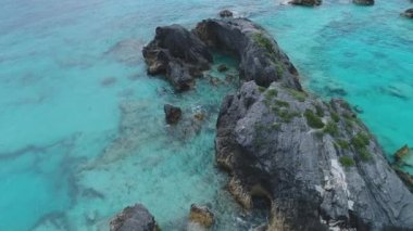 Bermuda 'daki manzara ve plajların havası.