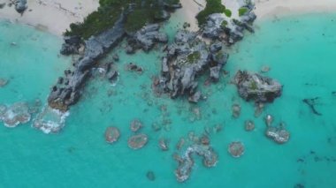 Bermuda 'daki manzara ve plajların havası.